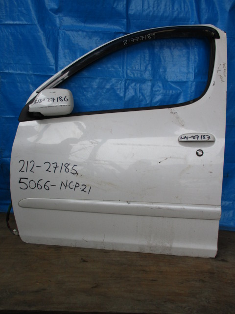 Used Toyota Funcargo DOOR REAR VIEW MIRROR FRONT LEFT